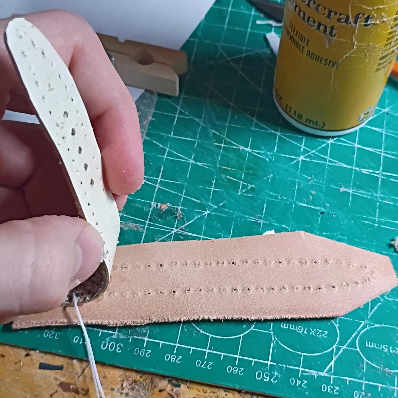 Cut out woven panel